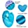 Play Tailor Mermaid Throw Pillow with Insert Reversible Sequins Pillow Heart Shape Decorative Cushion(13