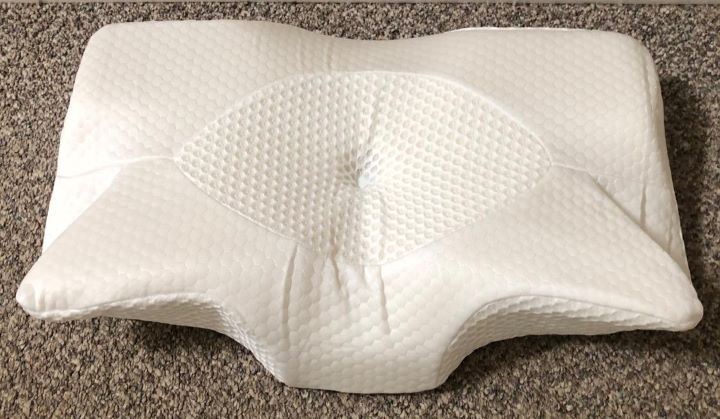 Using the contoured pillow for neck arthritis from Elviros