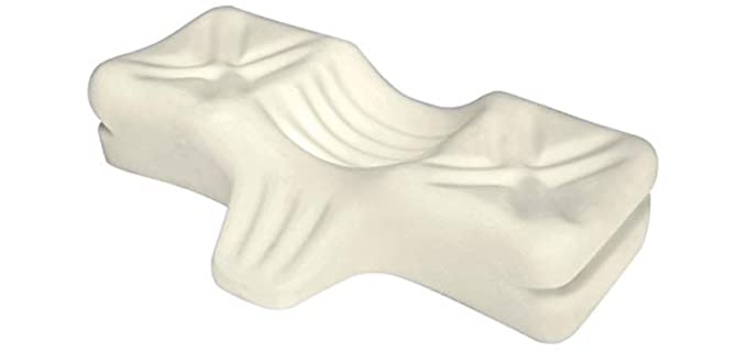 Therapeutica Pillow, Firm Orthopedic Support, Back or Side Sleeping, Average