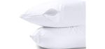 Utopia Bedding Waterproof Pillow Protector Zippered – Pillow Encasement Jersey - 20 x 28 Inches - (Pack of 2, Queen, White)