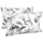 Amazon Brand – Pinzon Signature 190-Gram Cotton Heavyweight Velvet Flannel Pillowcases, King, Floral Graphite