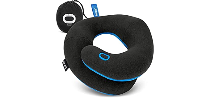 Bcozzy Double - Inflatable Travel Neck Pillow