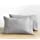 Baloo Linen Pillowcase Set of 2, Pure Natural French Linen, Standard, 20x30 inches, Dove Grey