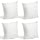 Foamily Throw Pillows Insert Set of 4-18 x 18 Insert for Decorative Pillow Covers - Made in USA - Bed and Couch Pillows