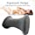 Heated Lumbar Support Pillow for Sleeping Memory Foam Lumbar Stretch Pillow with Heating Pad for Lower Back Pain Relief Suit for Seniors Pregnant Time and Temperature Adjustable USB (Dark Grey)