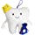 Lullaby comfort - Tooth Fairy Pillow with a Velvet Pouch Tooth Holder in The Front and a Large Pocket in The Back (Blue)
