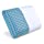 PharMeDoc Blue Cooling Gel Infused Memory Foam Ventilated Hole-Punch Bed Pillow - Washable Cover - Standard Size