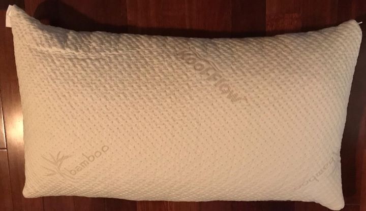 Trying the bamboo non toxic pillow from Snuggle-Pedic