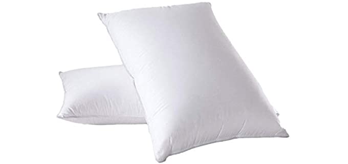 Royal Hotel Goose Down Pillow - 100% Luxury Goose Down Feather Pillow