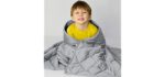 WONAP Weighted Blanket Kids - 100% Natural Bamboo Viscose - 7 lbs - 41