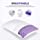 Wishsmile Shredded Memory Foam Pillows for Sleeping Firm Support Pillow Bed Queen Size Set of 2 with Zipper,Adjustable Firmness to Side Sleepers, Back Sleepers and Stomach Sleepers,2 Pack,20x30