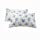 YIH Blue Floral Pillowcase for Hair, 100% Cotton Standard Pillow Shams, Set of 2, 20x30 inches