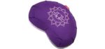 Yoga Meditation Buckwheat Bolster Pillow Cushion