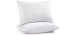 Downluxe Luxury Goose Down Pillows - Goose Down Egyptian Cotton Pillows