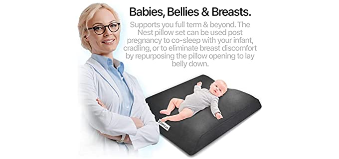 Pregnancy Pillow for Stomach Sleepers - Pillow Click