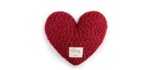Demdaco Giving Heart Cranberry Red 10 x 11 Cotton Decorative Throw Pillow