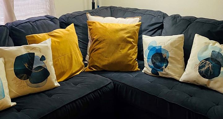 Confirming how appealing the pillows for brown couch