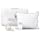 Luxury Hotel Down Alternative Pillow - Majesty Down -Synthetic Allergy Free Hypoallergenic Bed Pillow - Made in USA (Queen Medium)