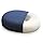 DMI Seat Cushion Donut Pillow and Chair Pillow for Tailbone Pain Relief, Hemorrhoids, Prostate, Pregnancy, Post Natal, Pressure Relief and Surgery, 18 x 15 x 3, Navy