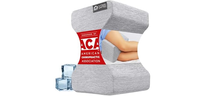 5 STARS UNITED Knee Memory Foam Knee Pillow