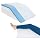 Abco Tech Leg Elevation Gel Memory Foam Wedge Pillow