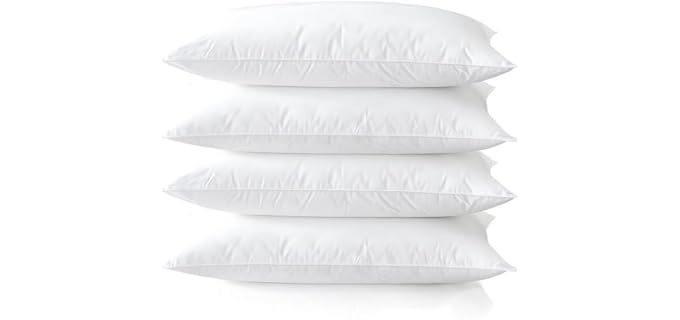 Acteb Medium Washable Hypoallergenic Down Alternative Pillow
