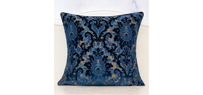 Alerfa Boho Blue Pillow Cover