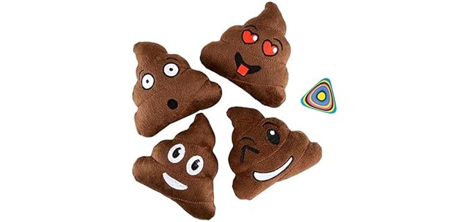 Amsum Emoji Poop Plush Pillow