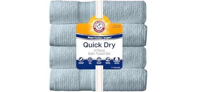 Arm & Hammer Quick Dry Soft Washable Towel