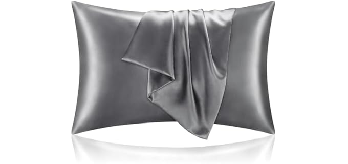 BEDELITE Zipper Satin Pillowcase