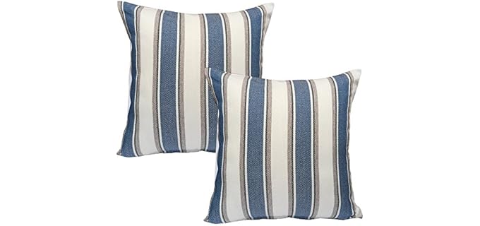 BLUETTEK Cool Stripe Cotton Pillowcase
