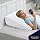 Bed Wedge Pillow | Unique Curved Design for Multi Position Use | Memory Foam Wedge Pillow for Sleeping | Works for Back Support, Leg, Knee | Includes Cover Plus Extra Sheet (White)
