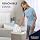 Bed Wedge Pillow | Unique Curved Design for Multi Position Use | Memory Foam Wedge Pillow for Sleeping | Works for Back Support, Leg, Knee | Includes Cover Plus Extra Sheet (White)