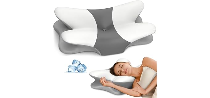 Besyodo Cervical Cooling Contoured Memory Foam Pillow