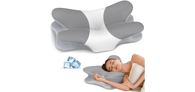 Besyodo Cervical Cooling Contoured Memory Foam Pillow