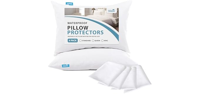 Biloban Waterproof Soft Washable Pillow Protector
