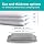 Blissbury Stomach Sleeper Soft Cooling Memory Foam Pillow