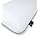 Bluewave Bedding Extra Slim Max Cool CarbonBlue Gel Memory Foam Pillow for Stomach and Back Sleepers - Thin, Flat Design with Advanced Cooling (1.75-Inch Height, Standard Size)