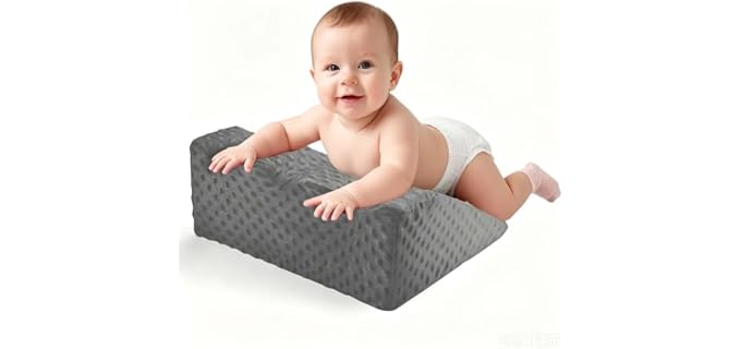 Bolobaby Classic Plush Memory Foam Wedge Pillow