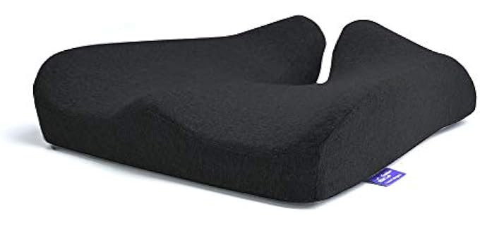 C Cushion Lab Patented Pressure Contoured Memory Foam Seat Cushion