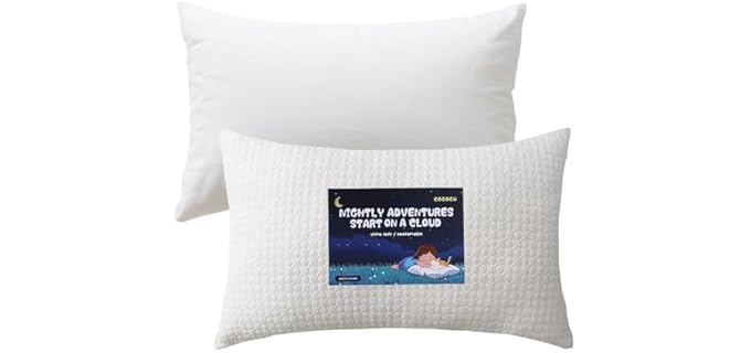 Cococu Toddler Soft Travel Washable Adjustable Pillow