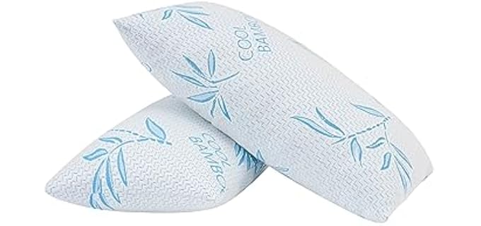 ComfySleep Rayon Derived Adjustable Shredded Memory Foam Pillow