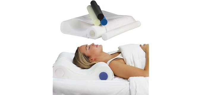 Core Products Adjustable Cervical Firm Contoured Latex Pillow