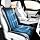 Coverado Cooling Car Gel Memory Foam Seat Cushion