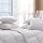 Cuddledown Organic Cotton Firm Hypoallergenic Down Alternative Pillow