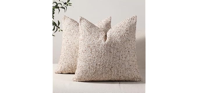 Dezene Striped Throw Washable Pillow Cover