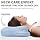 Diicrin Cloud Cervical Cooling Contoured Memory Foam Pillow