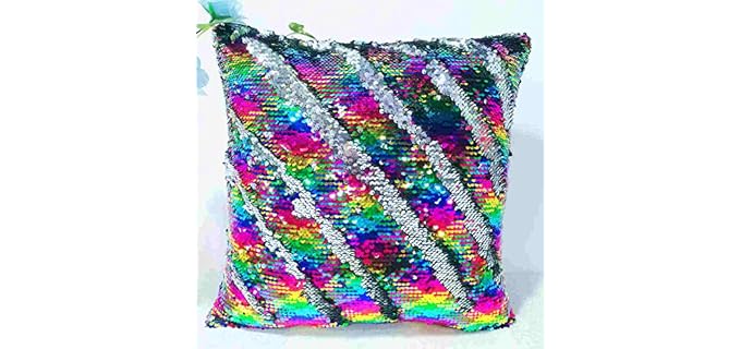 Duobao Rainbow Silver Pillow