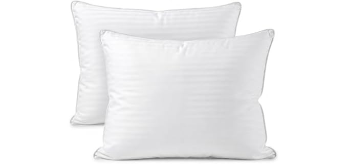 East Coast Bedding White Goose Down Pillow