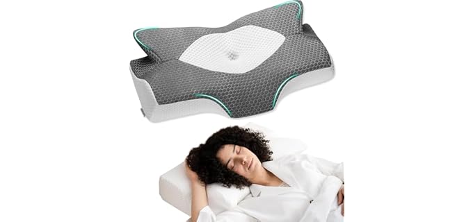 Elviros Cervical Memory Foam Pillow